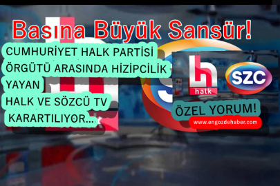 CHP ÖRGÜTÜ ARASINDA HİZİPCİLİK YAYAN İKİ KANAL  KARARTILIYOR!