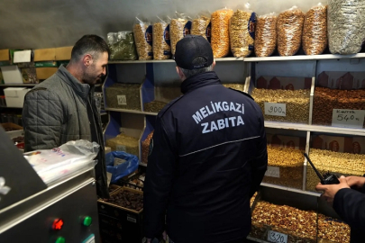 Kayseri Melikgazi zabıtasından bayram öncesi sıkı denetim