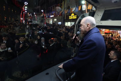 Cumhurbaşkanı Erdoğan memleketi Rize'de