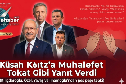 Küstah Katz'a  Kemal Kılıçdaroğlu , Yavaş ve İmamoğlu'ndan Tepki