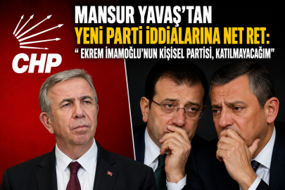Mansur Yavaş'tan Yeni Parti İddialarına Net Ret: " Ekrem İmamoğlu'nun Kişisel Partisi, Katılmayacağım"