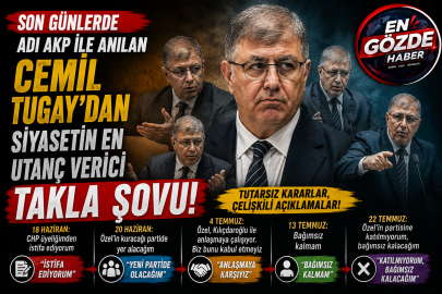 Son Günlerde Adı AKP ile Anılan Cemil Tugay’dan Siyasetin En Utanç Verici Takla Şovu: